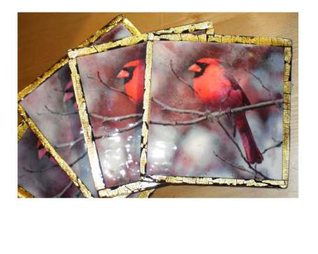 Red Cardinal Coasters